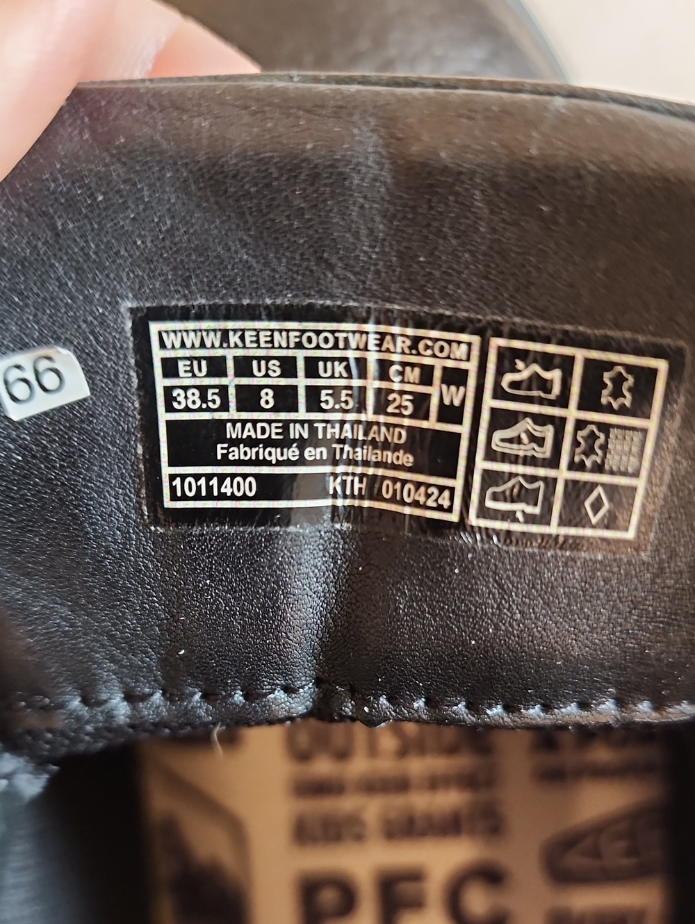 Keen Presidio Magnet Black Leather Suede Outdoor Casual Trail Women's size 8 - Picture 7 of 9